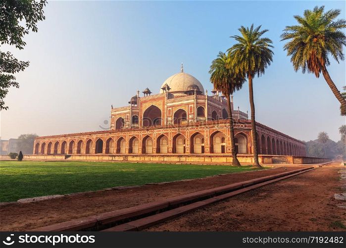 Humayun&rsquo;s Tomb, beautiful sunny day view, New Delhi, India.. Humayun&rsquo;s Tomb, beautiful sunny day view, New Delhi, India