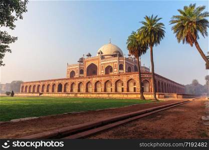 Humayun&rsquo;s Tomb, beautiful sunny day view, New Delhi, India.. Humayun&rsquo;s Tomb, beautiful sunny day view, New Delhi, India