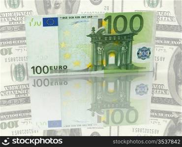 Hundred euro. 3d