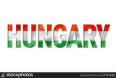 hungarian flag text font. hungary symbol background. hungary flag text font