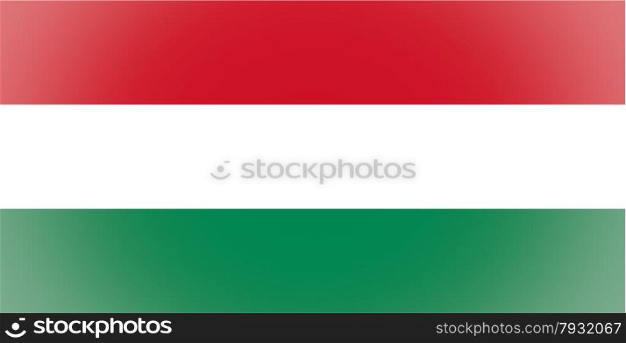 Hungary flag vignetted. Vignetted Hungarian flag of Hungary