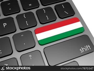 Hungary keyboard image with hi-res rendered artwork that could be used for any graphic design.. Hungary