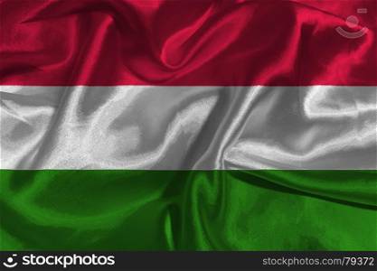 Hungary national flag 3D illustration symbol.