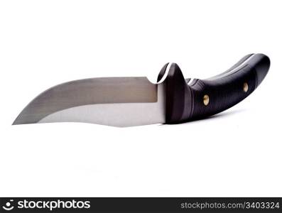 Hunting knife isolated on a white background