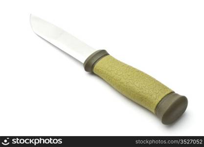 Hunting knife isolated on white background