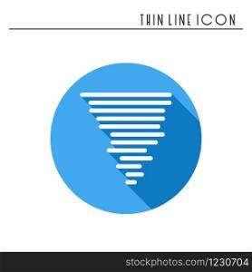 Hurricane line simple icon. Weather symbols. Meteorology. Forecast design element. Template for mobile app, web and widgets. Vector linear icon. Isolated illustration. Flat sign. Logo. Hurricane line simple icon. Weather symbols. Meteorology. Forecast design element. Template for mobile app, web and widgets. Vector linear icon. Isolated illustration. Flat sign. Logo.