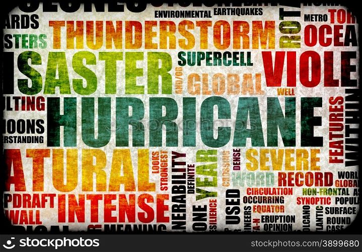 Hurricane Natural Disaster as a Art Background. Hurricane