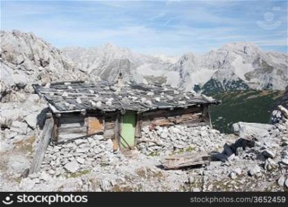 Hut in Austrian Alps