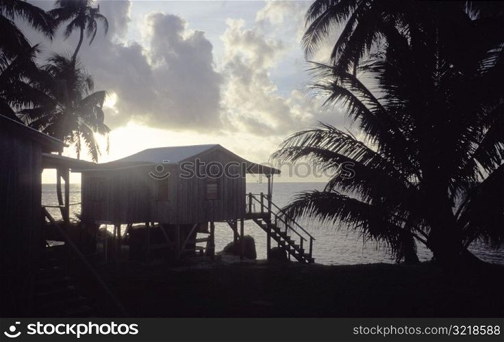 Hut on a Tropical Beach