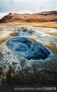 Hverir (Icelandic: Hverarond) is geothermal area in Myvatn, Iceland. Hverir is a famous tourist destination located near Lake Myvatn, Krafla northeastern region of Iceland, Europe.