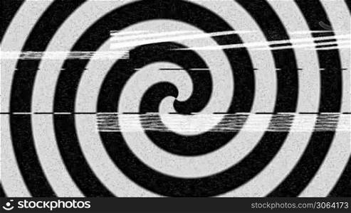 Hypnosis circle with noise (seamless loop)