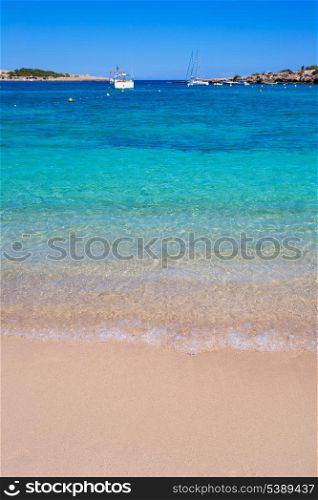 Ibiza Port des Torrent near San Antonio beach in Balearic Islands Spain