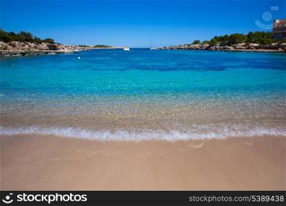 Ibiza Port des Torrent near San Antonio beach in Balearic Islands Spain