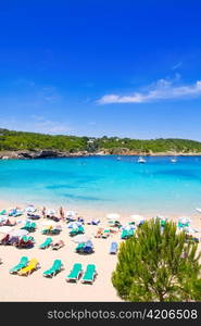 Ibiza Portinatx turquoise beach paradise in Balearic Islands