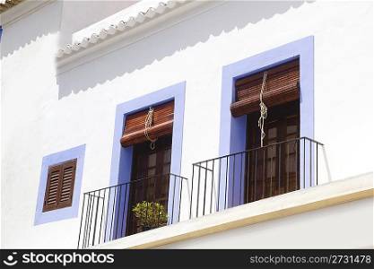 Ibiza white island mediterranean architecture houses Balearic