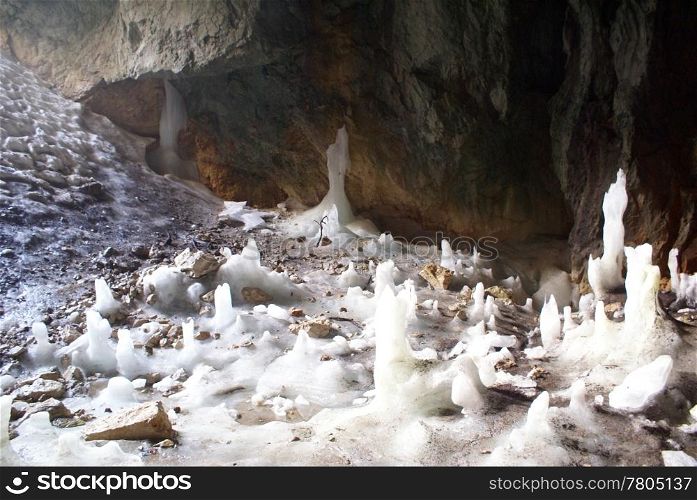 Ice cave in Durmitor, Montenegro