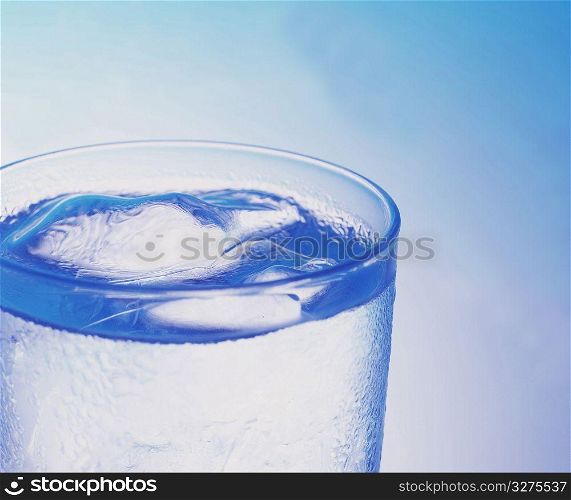 ice cold glass of drink
