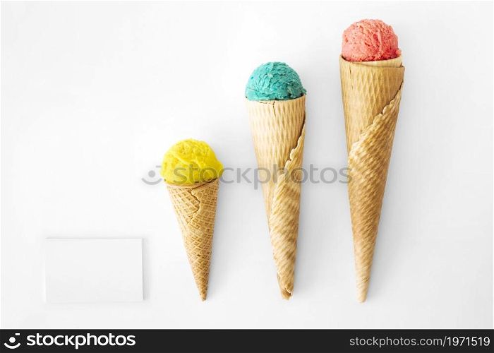 ice cream cone. High resolution photo. ice cream cone. High quality photo