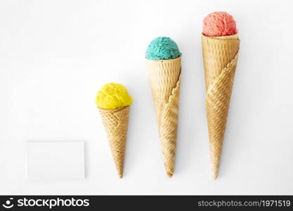 ice cream cone. High resolution photo. ice cream cone. High quality photo