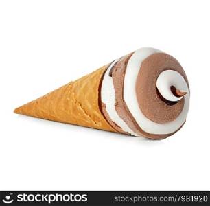 ice cream cone isolated