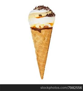 ice cream cone isolated