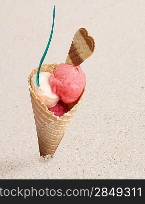 Ice cream on holiday
