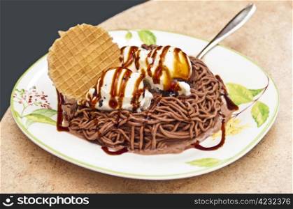 ice cream Spaghetti
