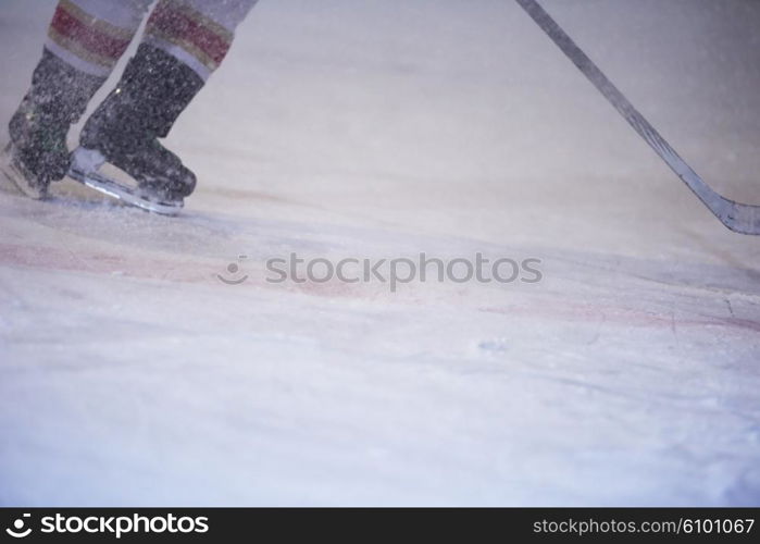 ice hockey sport players comptetition concpet