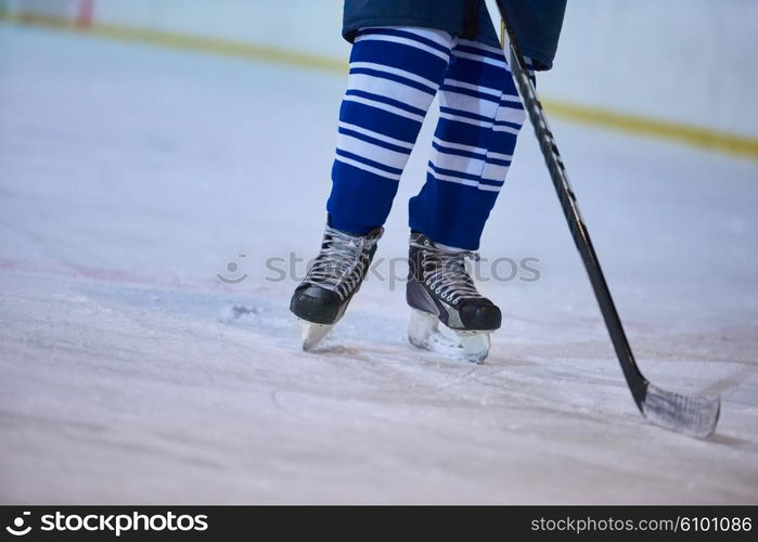 ice hockey sport players comptetition concpet