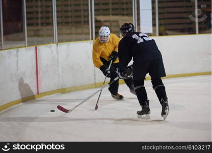 ice hockey sport players in action, business comptetition concpet