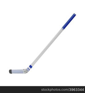 Ice hockey stick isolated on white background