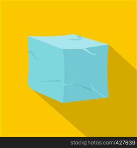 Ice icon. Flat illustration of ice vector icon for web. Ice icon, flat style