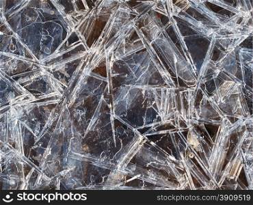 ice in fractures. background
