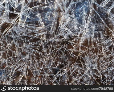 ice in fractures. background