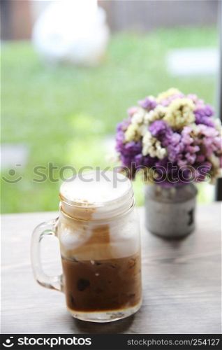 ice latte coffe