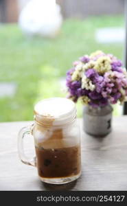 ice latte coffe