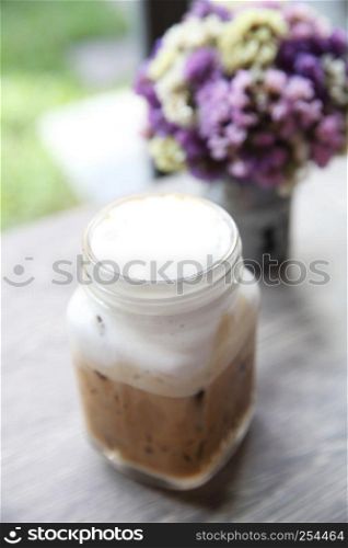 ice latte coffe