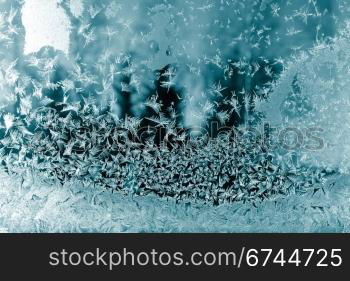 ice on window