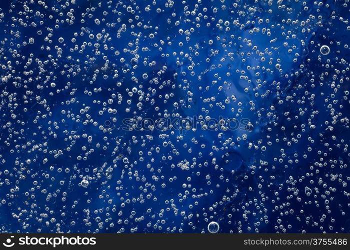 Ice texture for background with natural bubbles