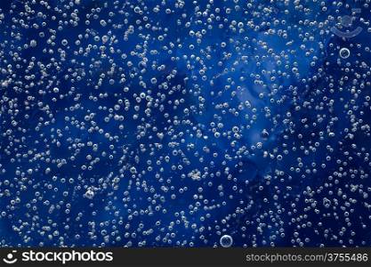 Ice texture for background with natural bubbles