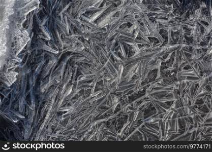 Ice texture for winter background