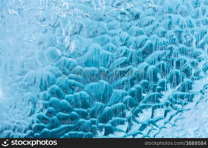 Ice texture of Iceberg wall using as background