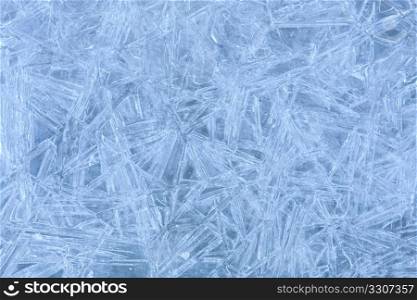 Ice tracery, texture or background