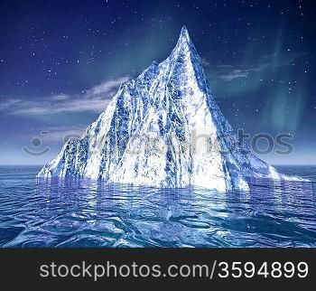 Iceberg. Abstract eco backgrounds for your design