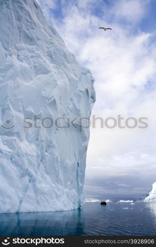 Iceberg in Northwest Fjord in the far reaches of Scoresbysund in eastern Greenland