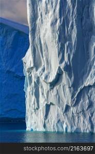 Iceberg slowly melting in Scoresbysund in eastern Greenland.