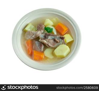 Icelandic soup with meat - Islensk kjotsupa