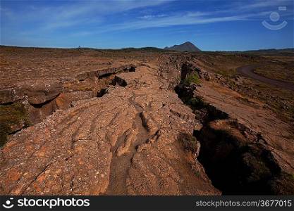 Icelandic volcano landscapes