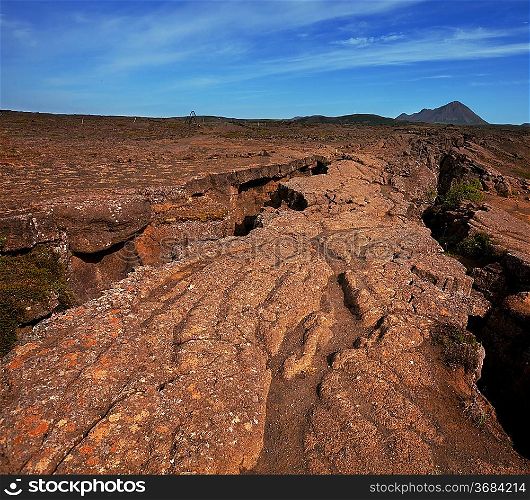 Icelandic volcano landscapes