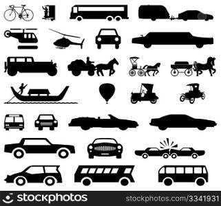 icons and ornaments for transport
